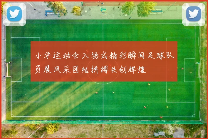 小学运动会入场式精彩瞬间足球队员展风采团结拼搏共创辉煌